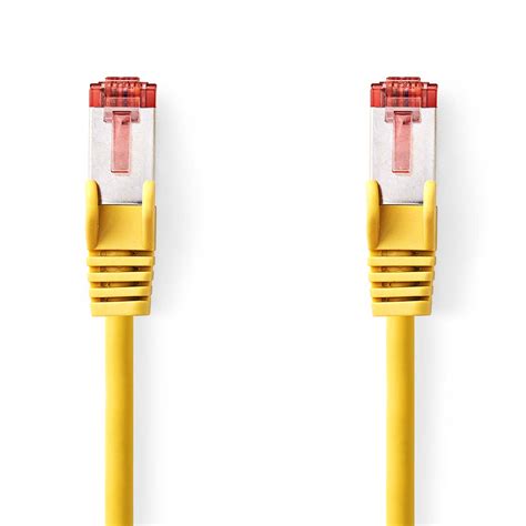 cat network cable rj male rj male sftp    lszh yellow polybag