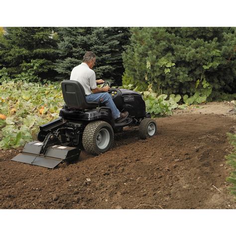 briggs stratton  tiller attachment lawn garden tractor attachments tillers
