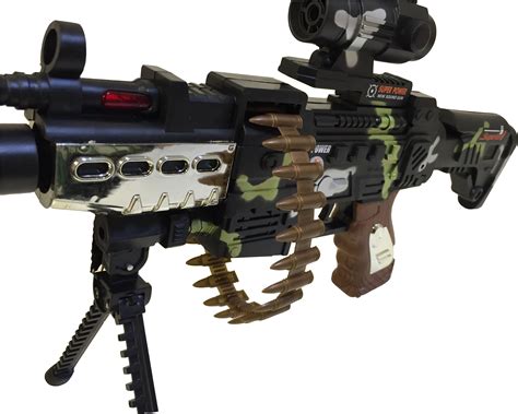birthday gift toy lmg army soldier machine gun  scope tripod play set ebay