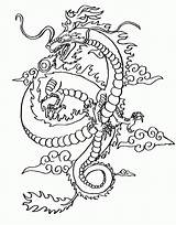 Dragon Chinese Outline Coloring Printable Pages China Ancient Drawings Scalebound Deviantart Popular Coloringhome Adults sketch template