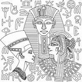 Erwachsene Gypten Neocoloring Seç Pano sketch template