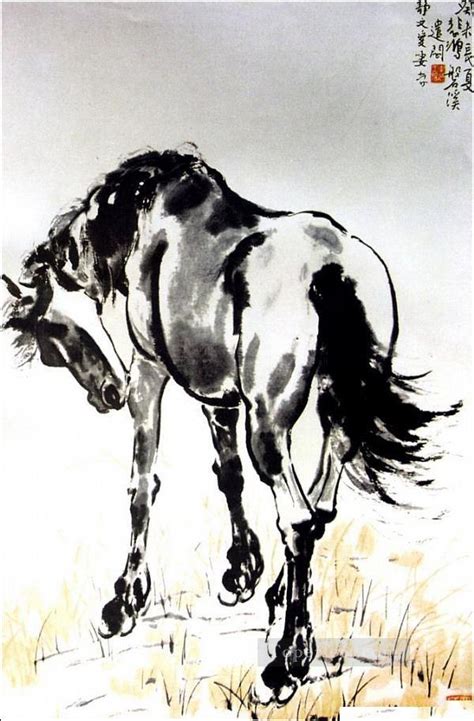 xu beihong  horse  chinese painting  oil  sale