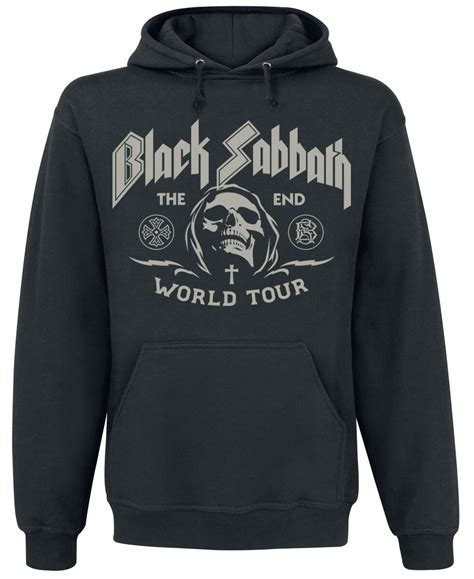 Black Sabbath The End Grim Reaper Mikina S Kapucí černá Rock Punk