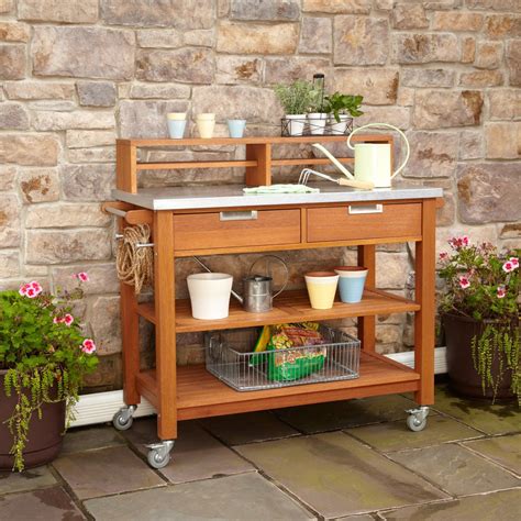 potting bench woodworking plans