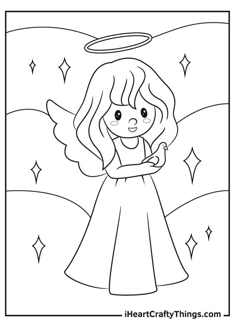 coloring pages angels
