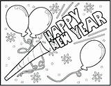 Coloring Pages Printable Years Year Eve Old Getcolorings Color Print Happy sketch template