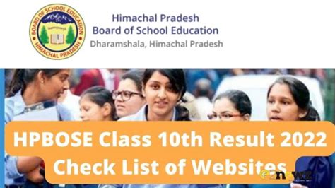 Hpbose Class 10th Result 2022 Released Get List Of Websites To Check