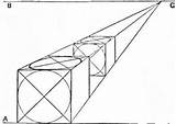 Perspective Drawing Point Front Top Vanishing Block Each sketch template