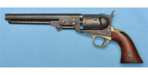 colt model 1851 navy percussion revolver with british proofs