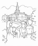 Coloring Temple Lds Popular sketch template