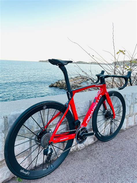 pinarello dogma  disc meteor red size  camellini bicycle shop