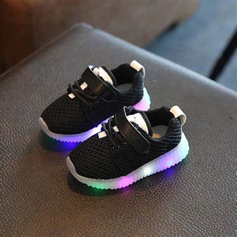 breathable mesh led sneakers  baby  toddlers kid shoes toddler shoes toddler boy shoes