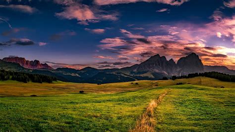 picture landscape nature sunset mountain sky hill dusk sunset