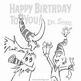 Dr Seuss Coloring Birthday Happy Pages Printable 1280px 144k Resolution Info Type  Size Jpeg sketch template