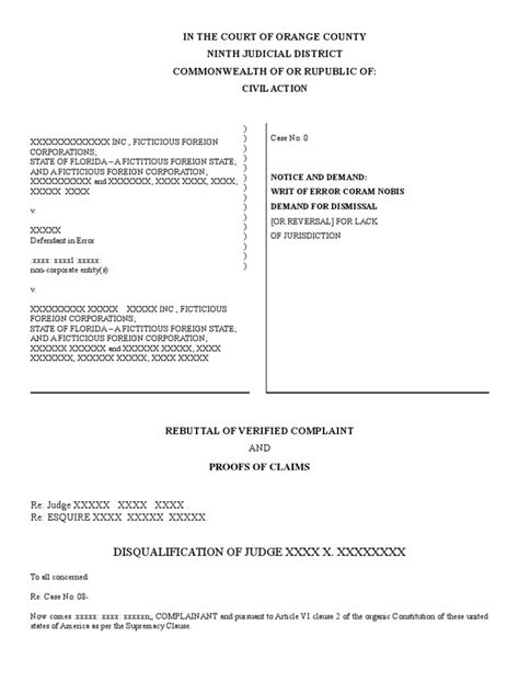 prove  file  proof  claim form   courtcase records  affidavit