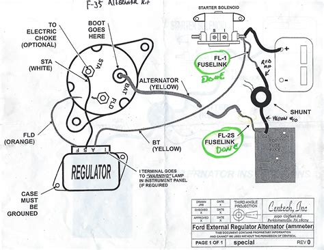 ford  alternator wiring diagram wiring diagram  schematic role