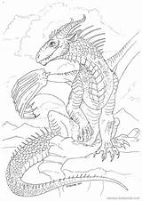 Coloring Dragon Deviantart Strecno sketch template