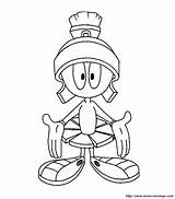 Marvin Martian Looney Tunes Draw Toons Coloring2000 Colorear2000 sketch template