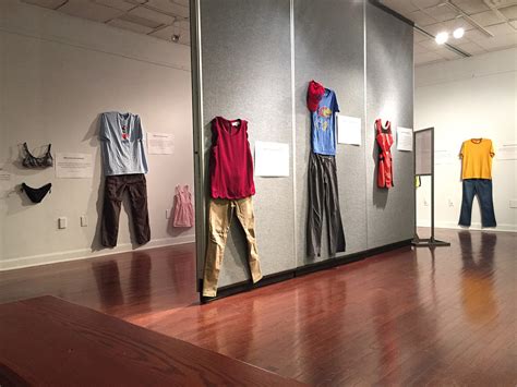 wearing exhibit launches mtsu sexual assault awareness month murfreesboro
