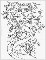 Coloring Pages Printable Adults Adult Print Size Animals Color Pigeon Gorgeous Inspiration Getcolorings Getdrawings Tree Family Birds Tattoo Beautiful Para sketch template