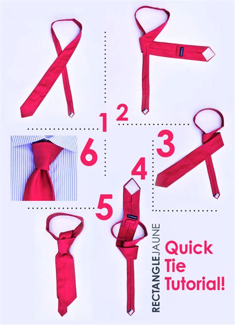 rectangle jaune quick tie tutorial