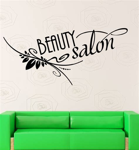 vinyl decal beauty salon quote wall sticker spa hair stylist hairdress