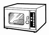 Oven Microwave Clipart Cliparts Open Clip Fire Clean Library Gif Clipground Bun sketch template