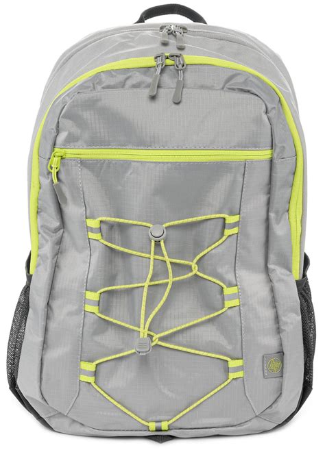 luaa hp  active backpack greyneon yellow extra saudi