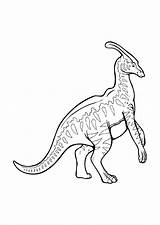 Parasaurolophus Coloring Large Velociraptor Clipart Designlooter Pages Library Popular sketch template