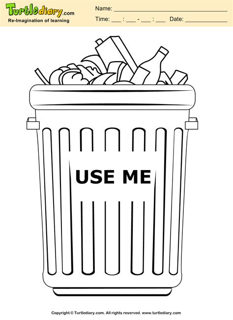 recycle coloring page coloring sheet coloring sheets  kids