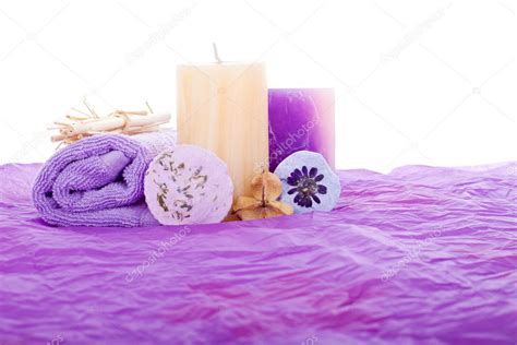 purple spa background stock photo  cjanmika