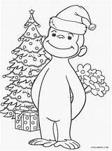 Monkey Malvorlagen Neugierige Weihnachten Neugierig Cool2bkids sketch template