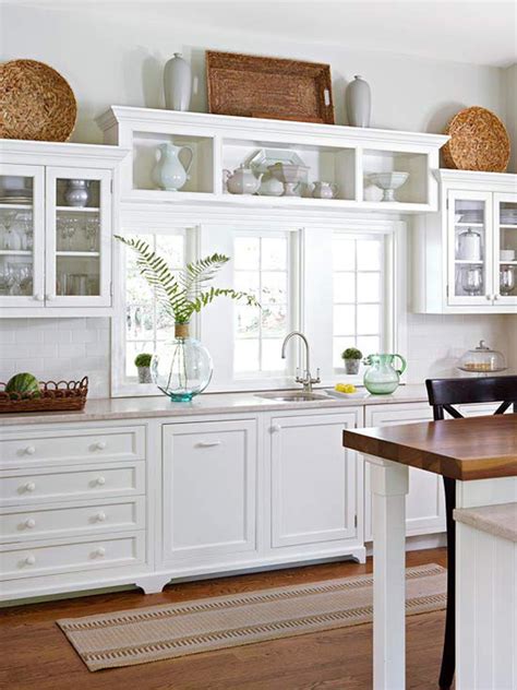 stylish ideas  decorating  kitchen cabinets