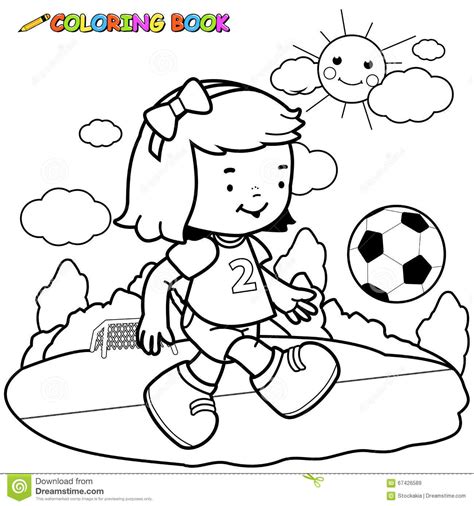 ideas girls soccer coloring pages home family style  art