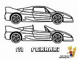 Colouring F50 Ferrari Pages Car Coloring Kids sketch template
