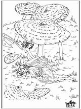 Coloring Fairies Autumn Pages Fairy Adult Kleurplaten Adults Funnycoloring Mystical Feeën Sheets Mythical Printables Heksen Kleurboeken Printable Volwassenen Voor Gratis sketch template