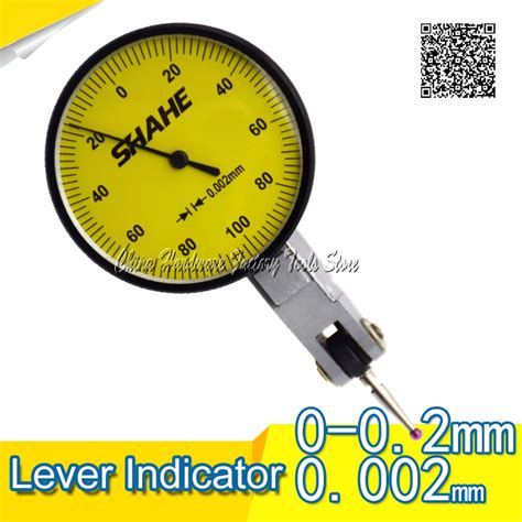 shahe  shipping   mm dial indicator  mm precision dial test indicator dial test