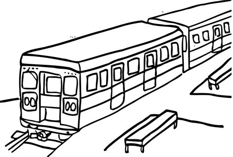 subway train coloring pages  getcoloringscom  printable