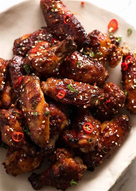 sticky chinese chicken wings recipe cart