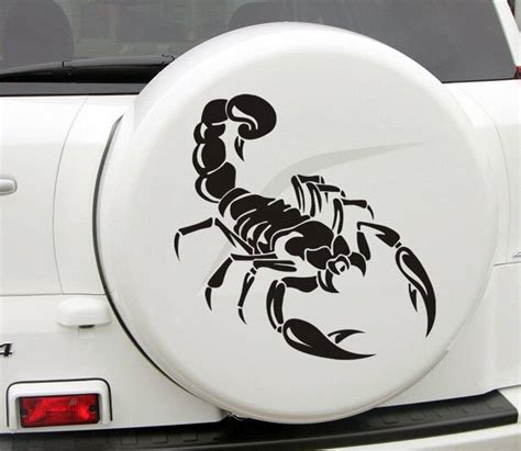 30 cm nette 3d skorpion auto aufkleber auto styling abarth vinyl