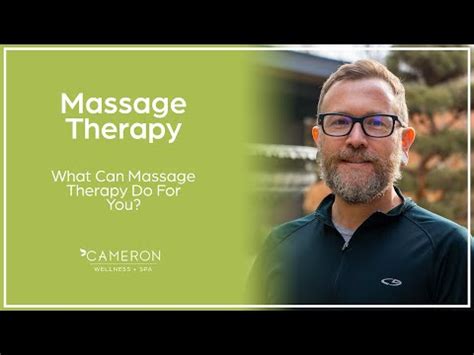 lymphatic massage cameron wellness spa