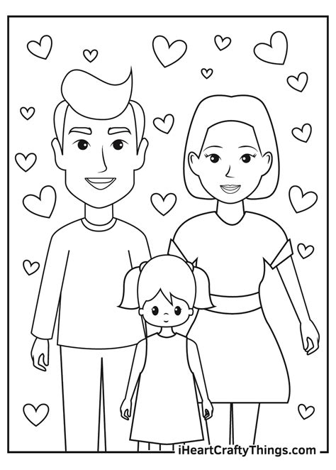 coloring pages  families home interior design