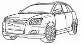 Avensis sketch template