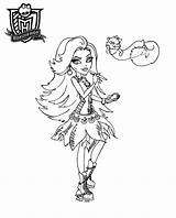 Coloring Pages Monster High Cute Girls Spectra Cartoon sketch template