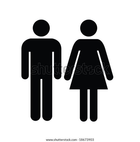 male female stock vector royalty free 18673903