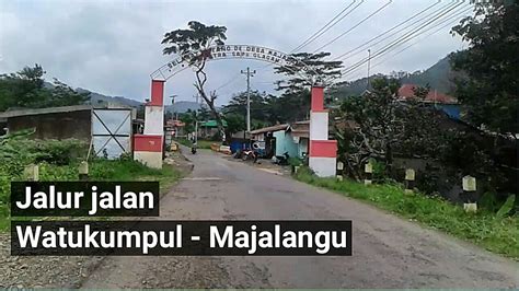 jalan jalan  kecamatan watukumpul pemalang youtube