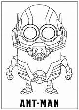 Ant Minion Bestcoloringpagesforkids sketch template