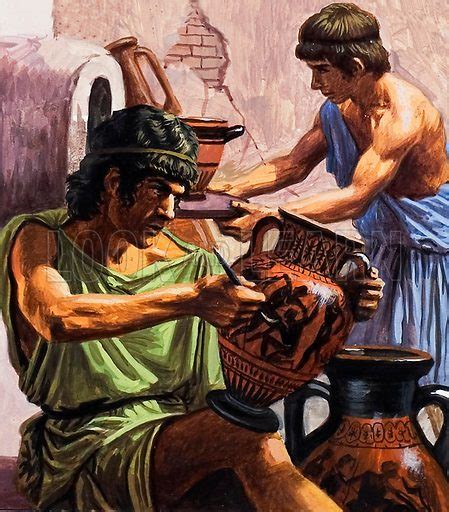 Greek Pottery Look And Learn History Picture Library