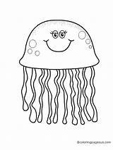 Jellyfish Coloring Pages Fish Kids Drawing Clipart Color Preschool Realistic Printable Print Popular Craft Getdrawings Collection Library Mesmerizing Crafts Beauty sketch template
