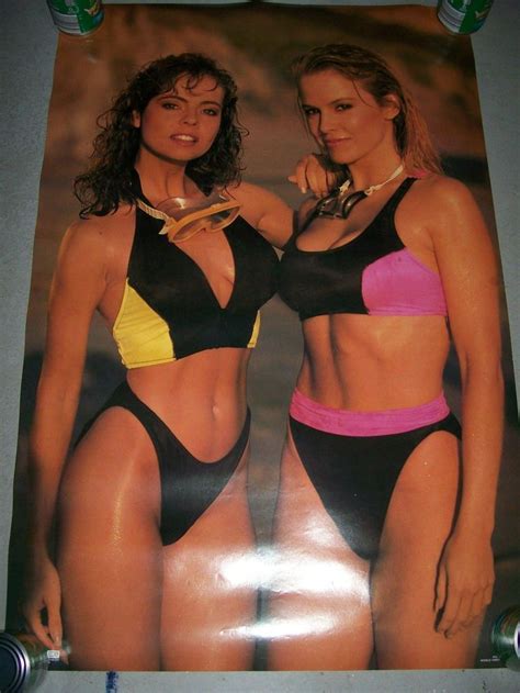 Bikini Girls Poster 1989 32 X21 Karen Mistal Eloise